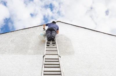 Peinture extérieure à Monplaisant — façades et ravalement
